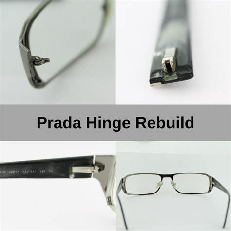 prada glasses frame parts